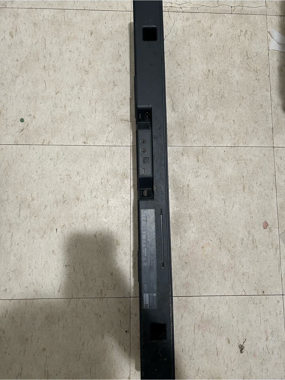 Bose Black Soundbar Bar with Rear Input Panel